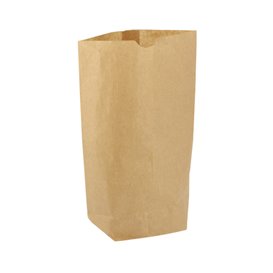 Paper Bag with Hexagonal Base Kraft 14x19cm (125 Units)