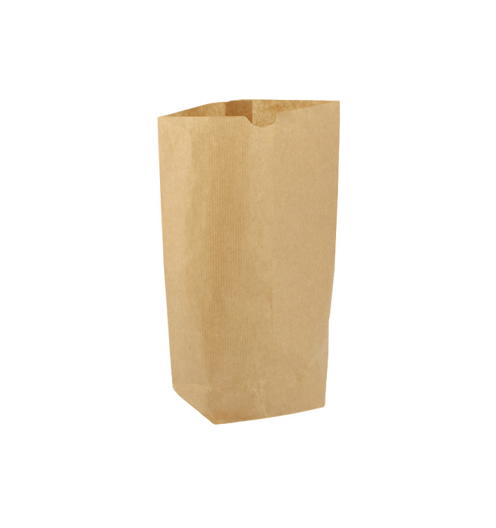 Paper Bag with Hexagonal Base Kraft 14x19cm (125 Units) Paper Bag with Hexagonal Base Kraft 14x19cm (125 Units)
