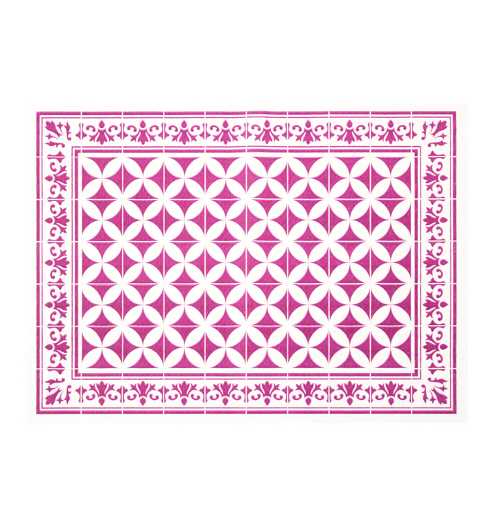 Papírové Individuální Ubrusový 30x40cm "Alhambra" Nachový 50g/m² (1000 Ks) Papírové Individuální Ubrusový 30x40cm "Alhambra" Nachový 50g/m² (1000 Ks)