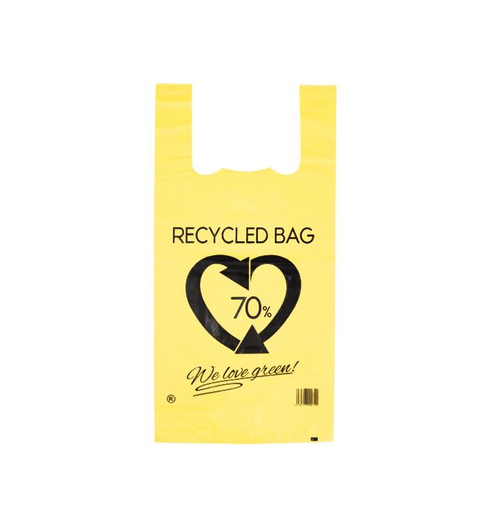 Plastové Tašky Košilky 70% Recyklované Żółty 42x53cm 50µm (1.000 Kousky) Plastové Tašky Košilky 70% Recyklované Żółty 42x53cm 50µm (1.000 Kousky)