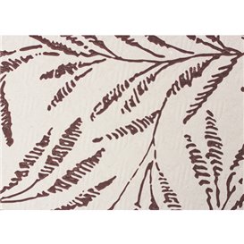Předřezaný Papírový Ubrus 1x1m "Divoká Rostlina" 40g/m² (400 Ks)
