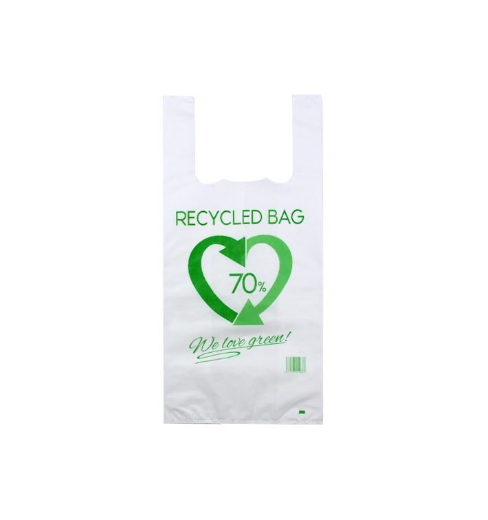 Plastové Tašky Košilky 70% Recyklované 42x53cm 50µm (100 Ks) Plastové Tašky Košilky 70% Recyklované 42x53cm 50µm (100 Ks)