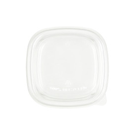 Poklop Plastový rPET Průhledný 13x13cm (50 Ks)