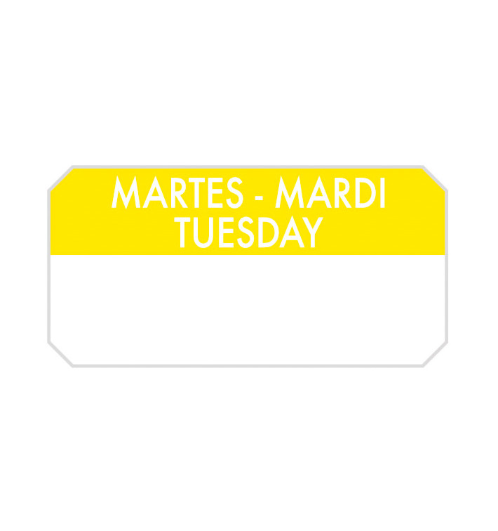 Etikety na Roli “Tuesday" 5x2,5cm (1.000 Ks) Etikety na Roli “Tuesday" 5x2,5cm (1.000 Ks)