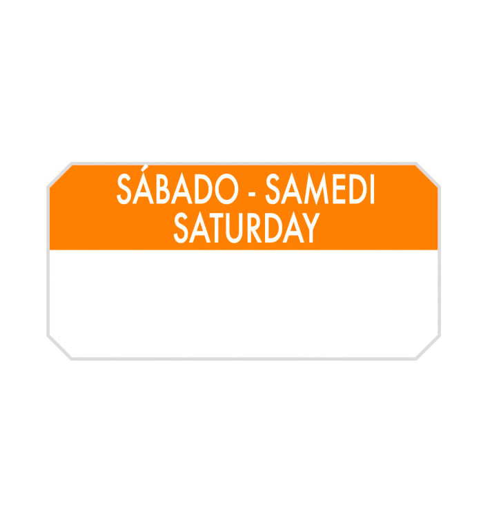 Etikety na Roli “Saturday" 5x2,5cm (1.000 Ks) Etikety na Roli “Saturday" 5x2,5cm (1.000 Ks)
