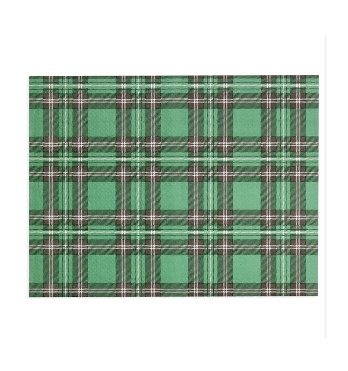 Prostírání Papírový Zelený "Edinburgh" 30x40cm 40g/m² (1.000 Ks) Prostírání Papírový Zelený "Edinburgh" 30x40cm 40g/m² (1.000 Ks)