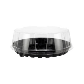 Obaly Plastové s Víčko na Dort OPS Ø22x8cm (60 Ks)