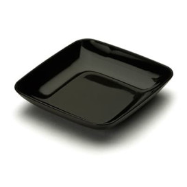 Plastové Talíř pro Ochutnávky Černá 6x6x1 cm 