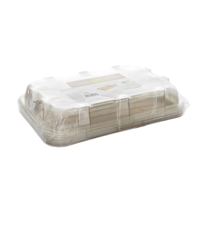 Podnos z Cukrové Třtiny s Víčko 46x30x11cm (25 Ks) Podnos z Cukrové Třtiny s Víčko 46x30x11cm (25 Ks)