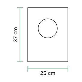 Nákupní Tašky Block 100% Biologicky Odbouratelný 25x37cm (3.000 Ks)