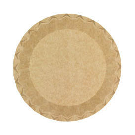 Kartonové Talíře Kraft “Flower” Ø18cm 225g/m² (50 Ks)