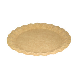 Kartonové Talíře Kraft “Flower” Ø23cm 245g/m² (600 Ks)