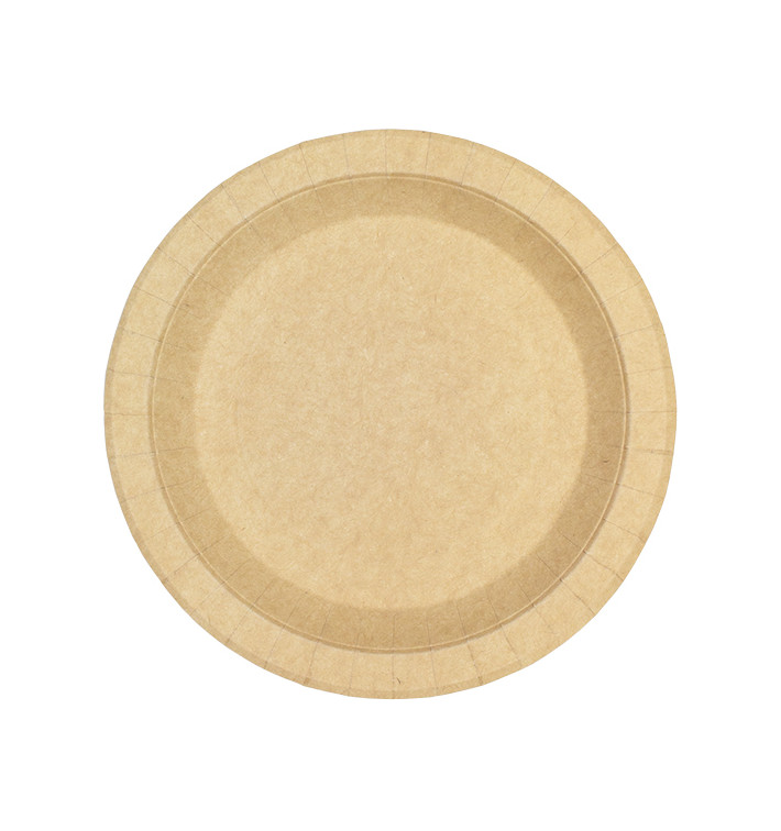 Kartonové Talíře Kulatý Proti Tukům Kraft Ø18cm 195g/m² (50 Ks) Kartonové Talíře Kulatý Proti Tukům Kraft Ø18cm 195g/m² (50 Ks)