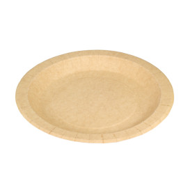 Kartonové Talíře Kulatý Proti Tukům Kraft Ø18cm 245g/m² (50 Ks)