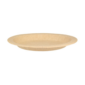 Kartonové Talíře Kulatý Proti Tukům Kraft Ø18cm 245g/m² (50 Ks)