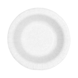 Kartonové Talíř Hluboký Proti Tukům Bílá Ø19cm 250g/m² (50 Ks)