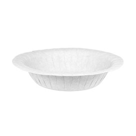 Kartonové Talíř Hluboký Proti Tukům Bílá Ø19cm 250g/m² (50 Ks)
