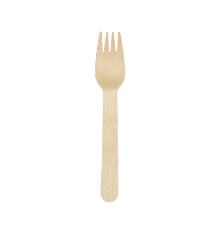 Vidlička Jednorázové Dřevo 16cm (25 Ks) Vidlička Jednorázové Dřevo 16cm (25 Ks)