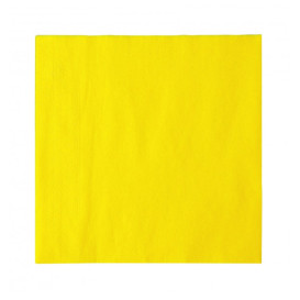 Papírové Ubrousky Žlutá 2 V 2 Vrstvé 33x33cm (50 Ks)