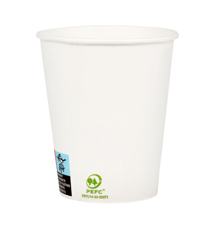 Kartonové Kelímek 6 Oz/180ml Bílý Ø7,0cm (3000 Ks) Kartonové Kelímek 6 Oz/180ml Bílý Ø7,0cm (3000 Ks)