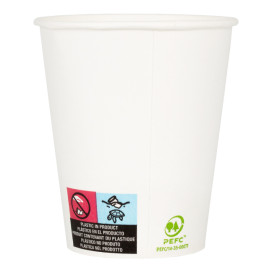 Kartonové Kelímek 6 Oz/180ml Bílý Ø7,0cm (3000 Ks)