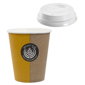 Kartonové Kelímek 6Oz/180ml "Specialty " + Víčko Ø7,0cm (1000 Ks)