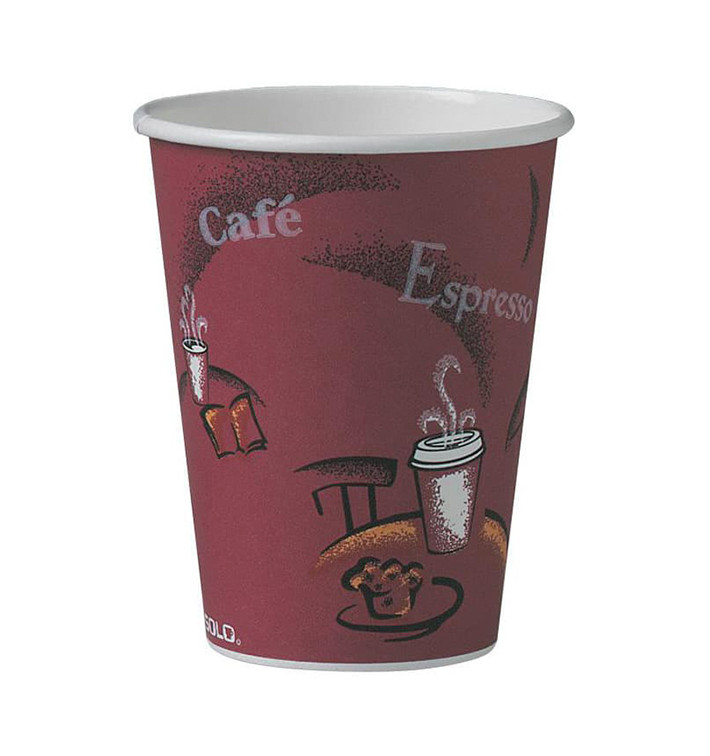 Kartonové Kelímek 12 Oz/360ml " Bistro " Ø8,9cm (50 Ks) Kartonové Kelímek 12 Oz/360ml " Bistro " Ø8,9cm (50 Ks)