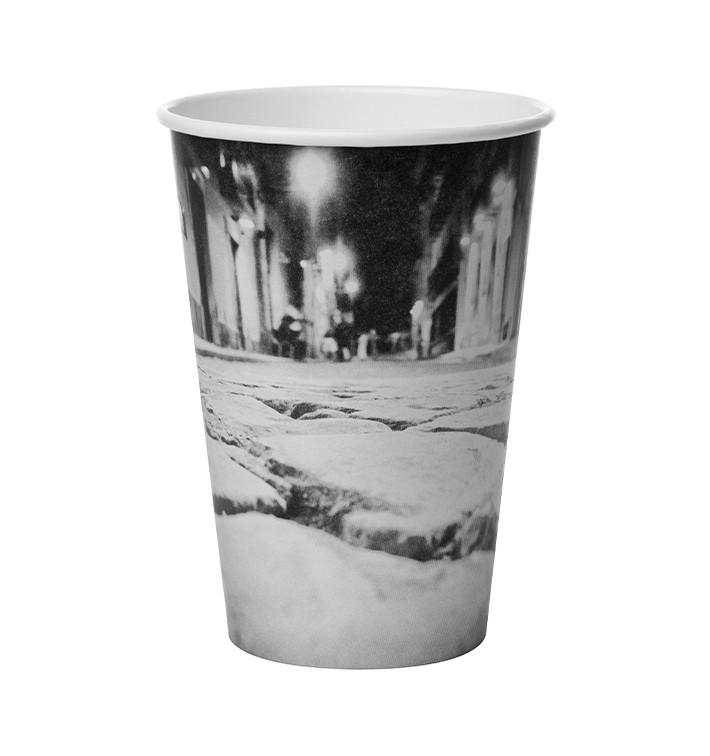 Kartonové Kelímek 16 Oz/500ml " Pařížský " Ø8,9cm (50 Ks) Kartonové Kelímek 16 Oz/500ml " Pařížský " Ø8,9cm (50 Ks)