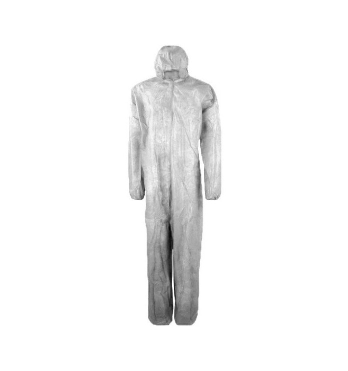 Kombinéza z Netkané Textilie PP s Kapucí na zip 35g Velikost XL (1 Ks) Kombinéza z Netkané Textilie PP s Kapucí na zip 35g Velikost XL (1 Ks)
