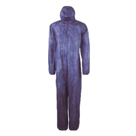 Kombinéza z Netkané Textilie PP s Kapucí na zip Velikost XL Modrý (50 Ks)