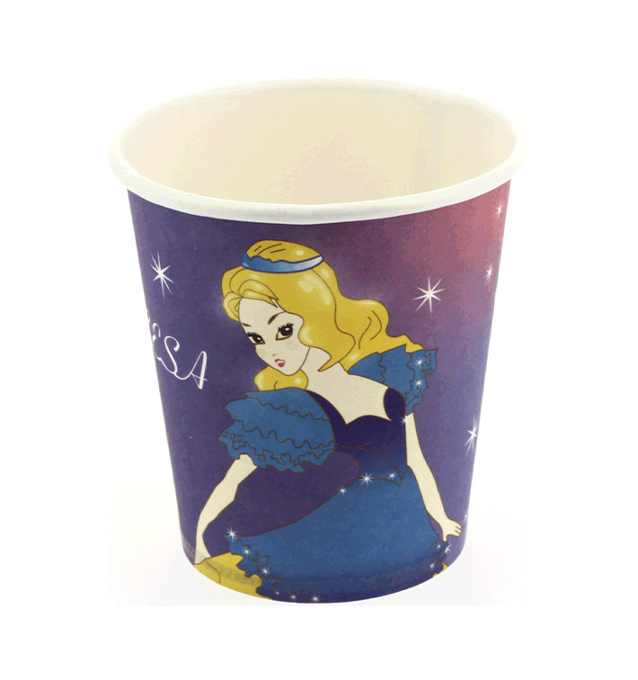 Kartonové Kelímek Navržen Princezny 200ml (25 Ks) Kartonové Kelímek Navržen Princezny 200ml (25 Ks)