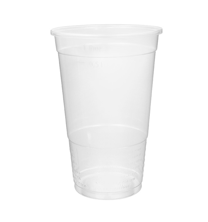 Čirý Plastové Kelímek PP 400ml Ø9,4cm (50 Ks) Čirý Plastové Kelímek PP 400ml Ø9,4cm (50 Ks)