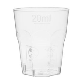 Plastové Kelímky na Alkohol Průhledný PS Ø37mm 25ml (1000 Ks)