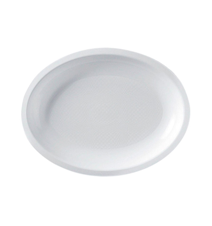 Podnos Oválný Bílá Round PP 255x190mm (600 Ks) Podnos Oválný Bílá Round PP 255x190mm (600 Ks)