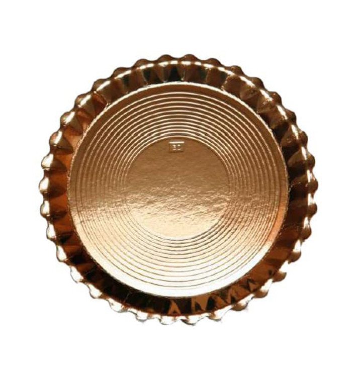 Kartonové Talíře Kulatý Zlatý Venuše 280 mm (250 Ks) Kartonové Talíře Kulatý Zlatý Venuše 280 mm (250 Ks)