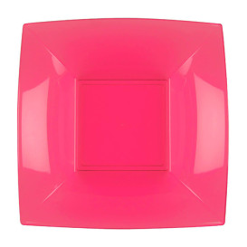 Plastové Talíř Hluboký Fuchsie Pěkný PP 180mm (300 Ks)