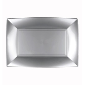 Podnos Plastový Šedá Pěkný PP 280x190mm (12 Ks)