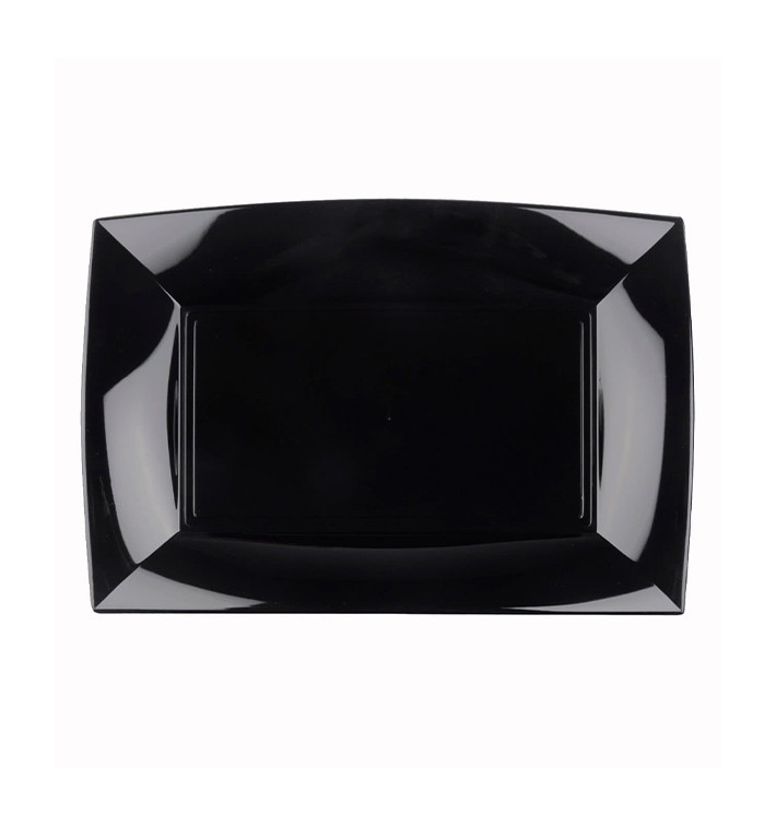 Podnos Plastový Černá Pěkný PP 280x190mm (12 Ks) Podnos Plastový Černá Pěkný PP 280x190mm (12 Ks)