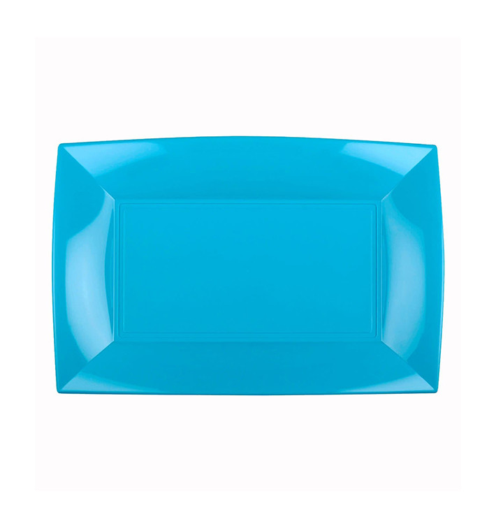 Podnos Plastový Tyrkysová Pěkný PP 280x190mm (12 Ks) Podnos Plastový Tyrkysová Pěkný PP 280x190mm (12 Ks)