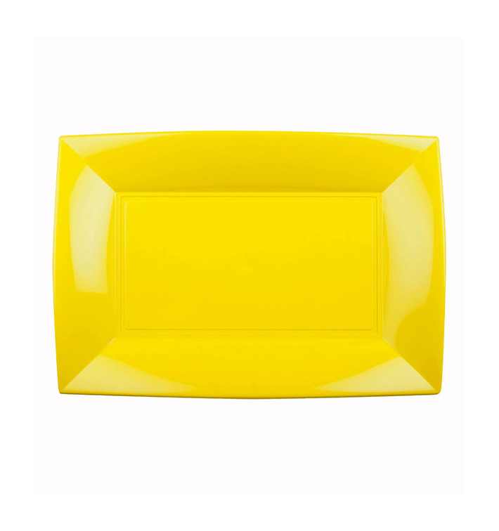 Podnos Plastový Žlutá Pěkný PP 280x190mm (12 Ks) Podnos Plastový Žlutá Pěkný PP 280x190mm (12 Ks)