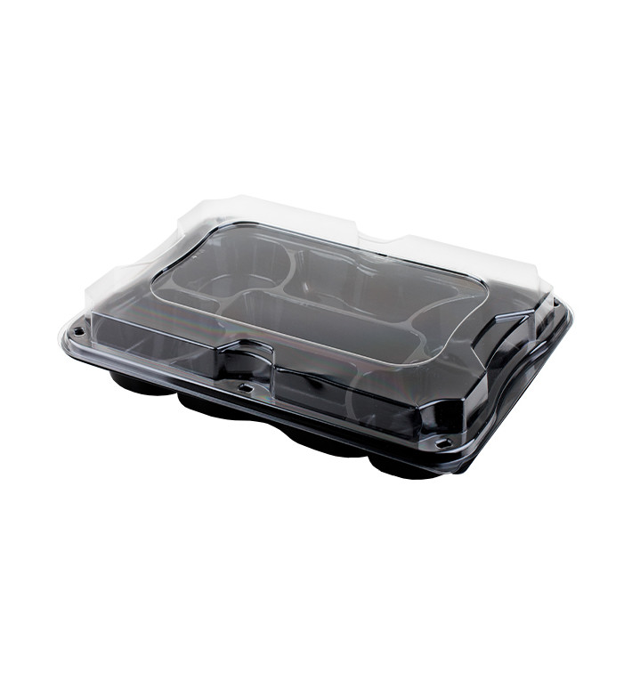 Podnos Plastový 7C s Víčko 35x24 cm (25 Ks) Podnos Plastový 7C s Víčko 35x24 cm (25 Ks)