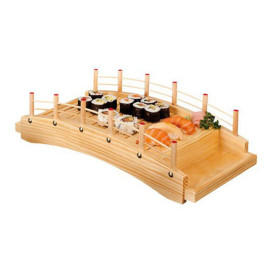 Dřevěné Sushi Lodi 43x21,5x12,5cm (1 Ks)