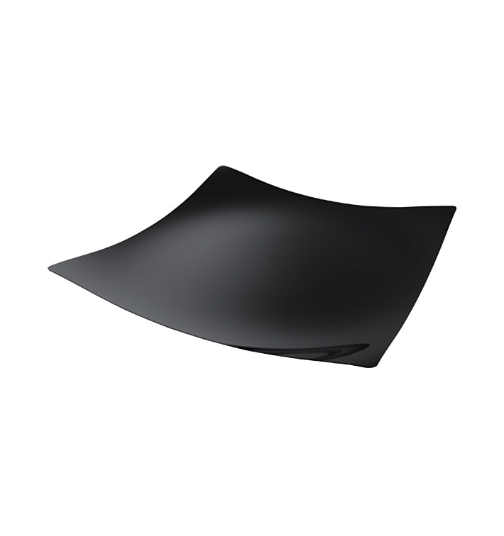 Mini Podnos pro Ochutnávky Sfera PS Černá 13x13cm (24 Ks) Mini Podnos pro Ochutnávky Sfera PS Černá 13x13cm (24 Ks)