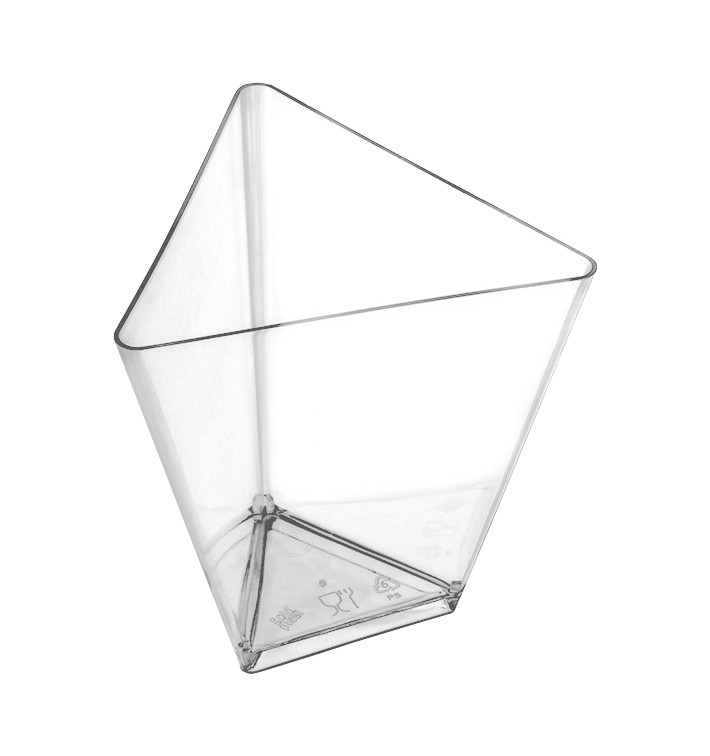 Misky pro Ochutnávky Trojúhelník Průhledný 70 ml (500 Ks) Misky pro Ochutnávky Trojúhelník Průhledný 70 ml (500 Ks)