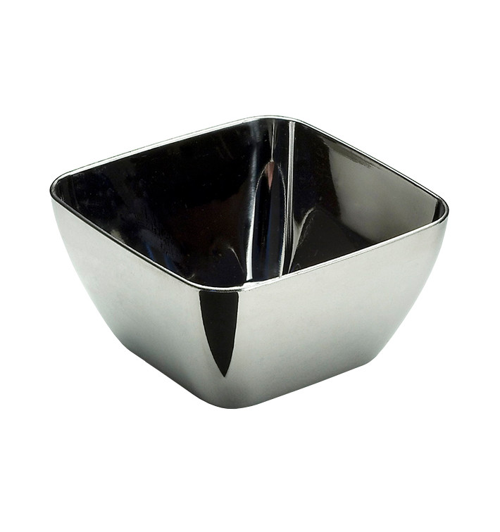 Plastové Misky pro Ochutnávky Stříbrný 5x5x3 cm 75ml (200 Ks) Plastové Misky pro Ochutnávky Stříbrný 5x5x3 cm 75ml (200 Ks)