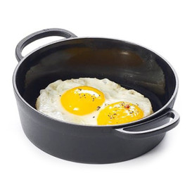 Mini Paella Černá pro Ochutnávky PP 90mm (6 Ks)