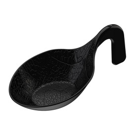 lžíce pro Ochutnávky PS " Chlorofyl " Černá 9,8cm (30 Ks)
