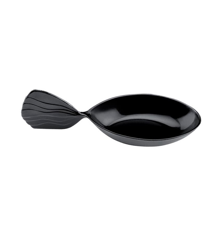lžíce pro Ochutnávky Ryba Černá 120 mm (30 Ks) lžíce pro Ochutnávky Ryba Černá 120 mm (30 Ks)