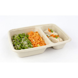Obaly Cukrová Třtina 2 Vrstvy s Víčko 750ml 23x16cm (15 Ks)