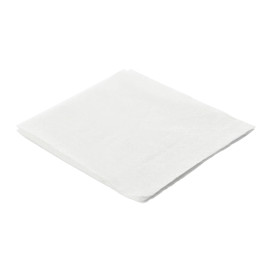 Papírové Ubrousky na Koktejl 20x20cm 2 Vrstvy Bílá (100 Ks)
